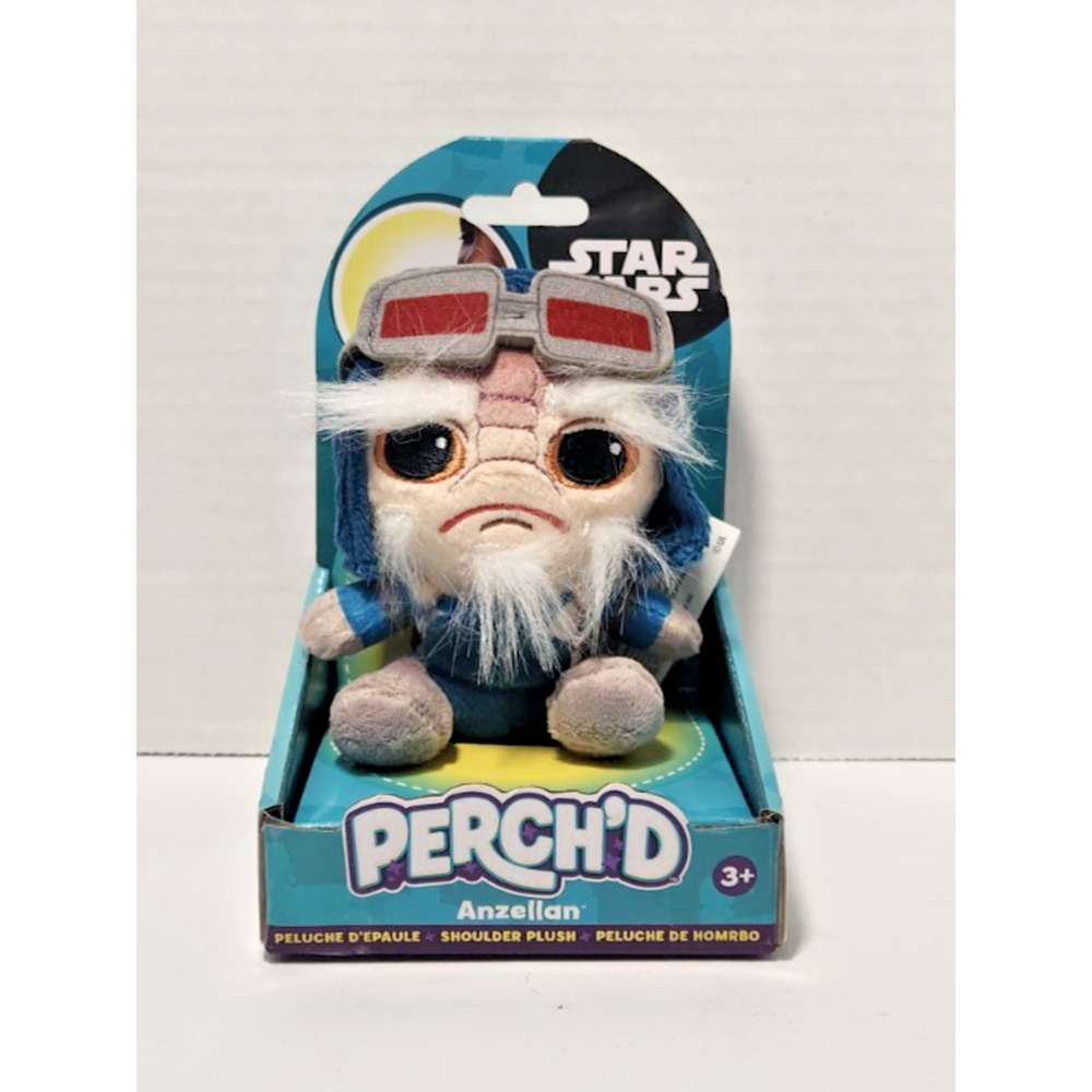 Disney Star Wars Perch’d Anzellan Babu Frick Just Play Shoulder Pet Pal Plush